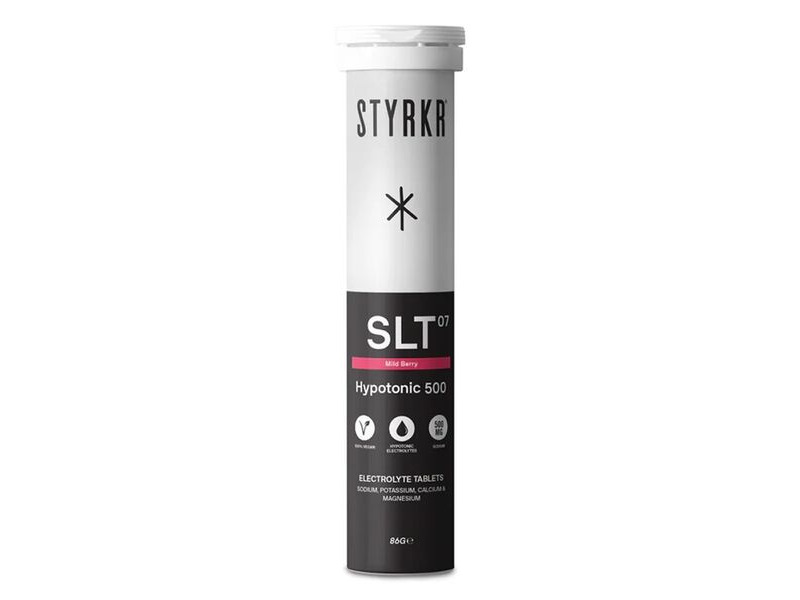 Styrkr SLT07 Berry 500 mg Sodium Hydration Tablets x12 x6 click to zoom image