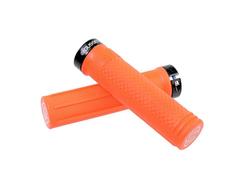 Gusset Grips S2 Lock on Grip Fluro Orange click to zoom image