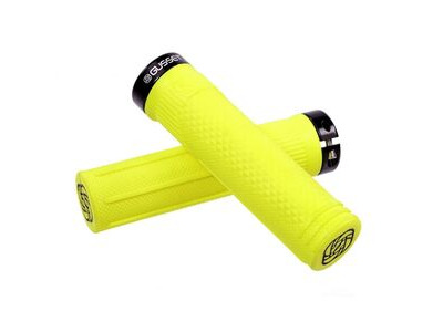 Gusset Grips S2 Lock on Grip Fluro Yellow