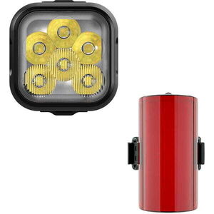 Knog Blinder Pro 1300 + Cobber Mid Rear - Light Set click to zoom image