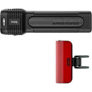 Knog Blinder Pro 1300 + Cobber Mid Rear - Light Set click to zoom image