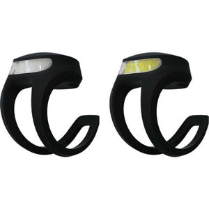 Knog Frog V3 Rechargeable Twin Pack Black  click to zoom image