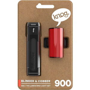 Knog Blinder Pro 900 + Mid Cobber Rear - Light Set click to zoom image