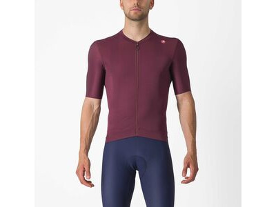 Castelli Espresso Jersey Deep Bordeaux/Silver Moon