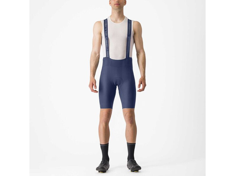 Castelli Espresso Bib Shorts Belgian Blue click to zoom image