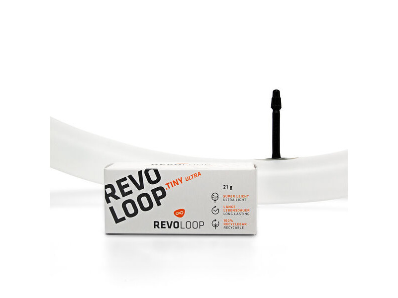 Revoloop TINY TPU Inner Tube Superlight TPU Material, Thermoplastic Presta Valve 40mm 20x0.9/1.5 click to zoom image