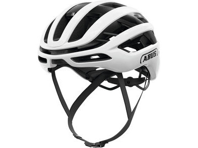 ABUS AirBreaker 2.0 Road Elite Helmet in Shiny White (Made in Italy)