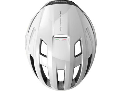 ABUS Powerdome MIPS Road Helmet in Shiny White (Made in Italy) click to zoom image