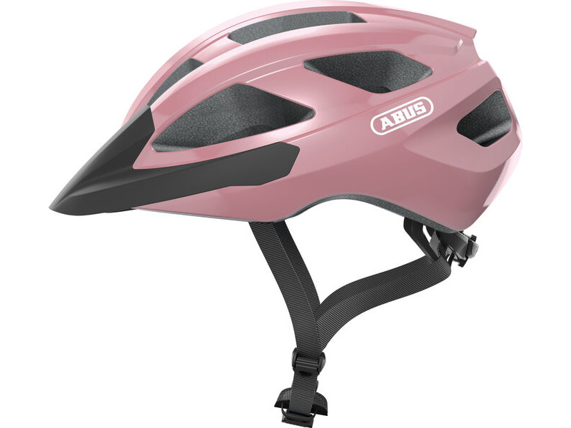 ABUS Macator Road Helmet in Shiny Rose click to zoom image