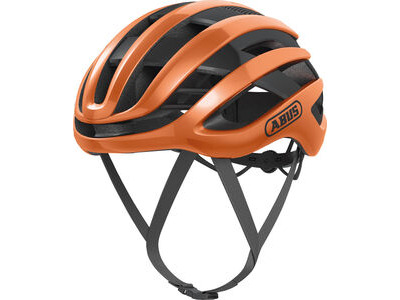 ABUS AirBreaker Road Elite Helmet in Goldfish Orange (Made in Italy) click to zoom image