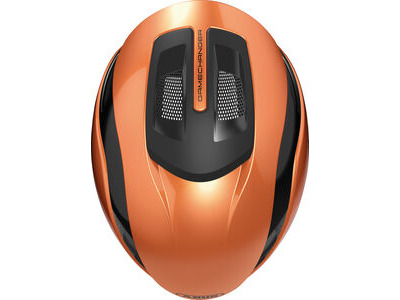 ABUS GameChanger 2.0 Road Aero Elite Helmet in Goldfish Orange (Made in Italy) click to zoom image