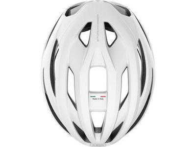 ABUS Stormchaser ACE Road Helmet in Polar White (Made in Italy) click to zoom image