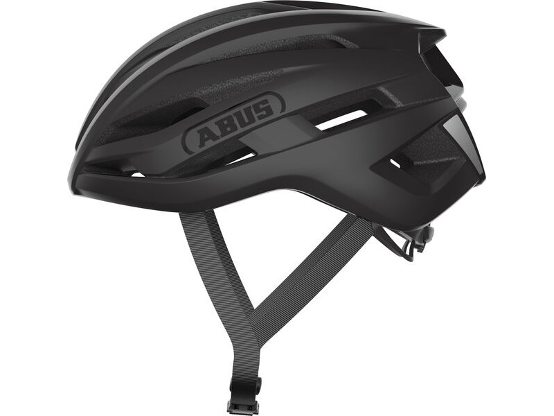 ABUS Stormchaser ACE Road Helmet in Velvet Black (Made in Italy) click to zoom image