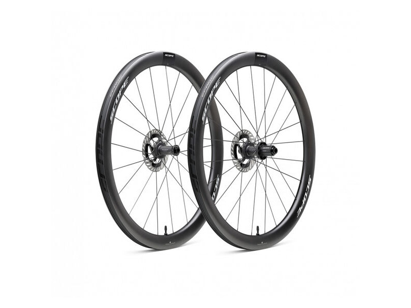 Scope Cycling R4.A V2 45mm Allroad Wheelset Disc Brake White Shimano Carbon click to zoom image