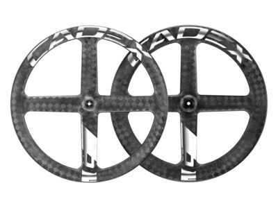 Cadex Aero 4-Spoke Disc Tubeless Wheelsystem Front click to zoom image