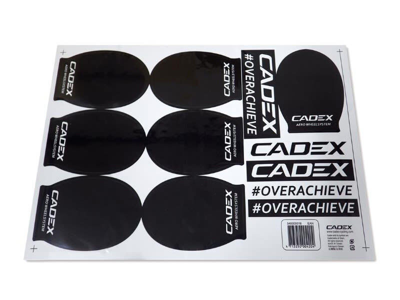 Cadex TT Disc Valve Hole Decal click to zoom image