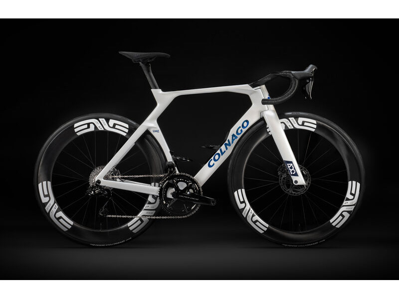 Colnago Y1RS Disc Carbon Aero Frameset White & Blue Decal click to zoom image