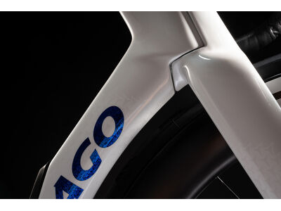 Colnago Y1RS Disc Carbon Aero Frameset White & Blue Decal click to zoom image