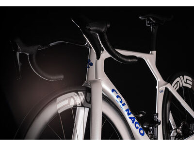 Colnago Y1RS Disc Carbon Aero Frameset White & Blue Decal click to zoom image