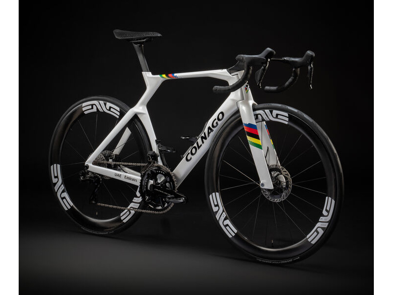 Colnago Y1RS Disc Carbon Aero Frameset White & WC Stripes click to zoom image