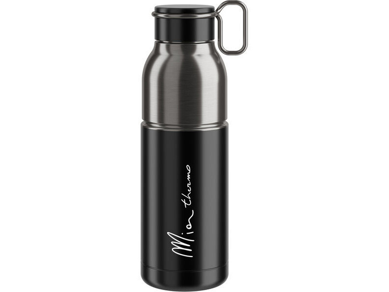 Elite Mia Thermo stainless steel vacuum bottle 550 ml black / silver - 12 hours therma click to zoom image