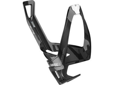 Elite Cannibal XC Bio bottle cage gloss black / white