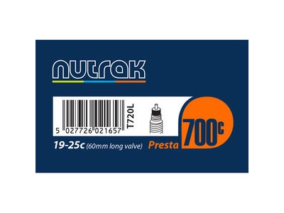 Nutrak 700x18 - 23C Presta 60 mm long valve