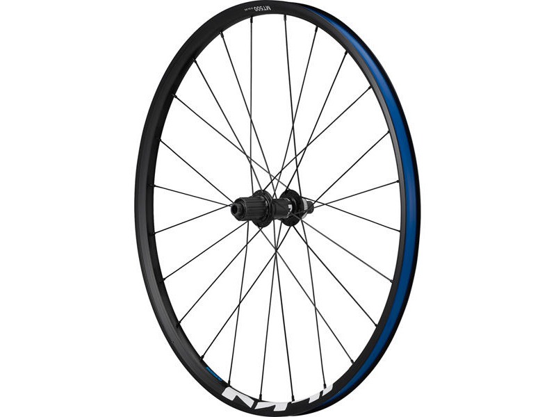 Shimano WH-MT500 MTB wheel, 27.5 in (650B), 135mm Q/R, rear, black click to zoom image