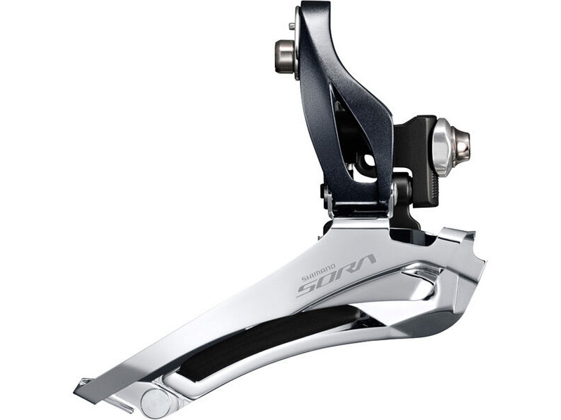 Shimano FD-R3000 Sora 9-speed front derailleur, double braze-on click to zoom image