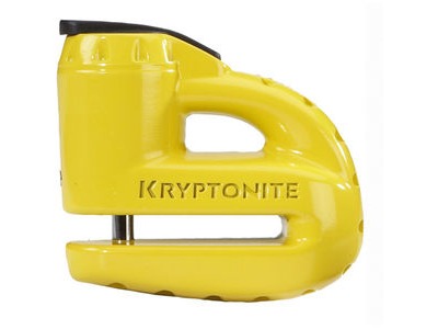 Kryptonite Keeper 5-S disc lock - with reminder cable - yellow