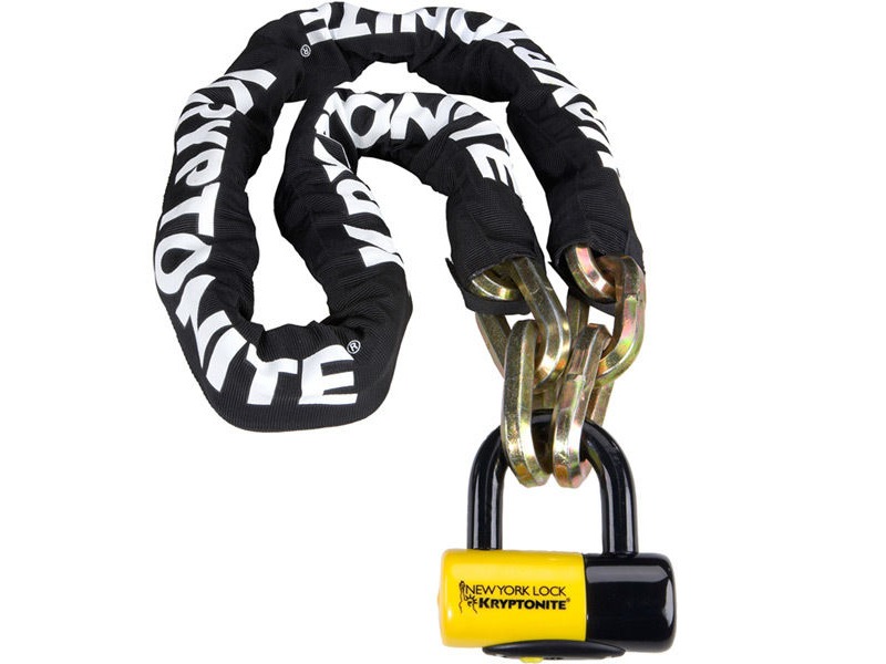 Kryptonite New York Fahgettaboudit chain andchain and NY disc lock 150 cm click to zoom image