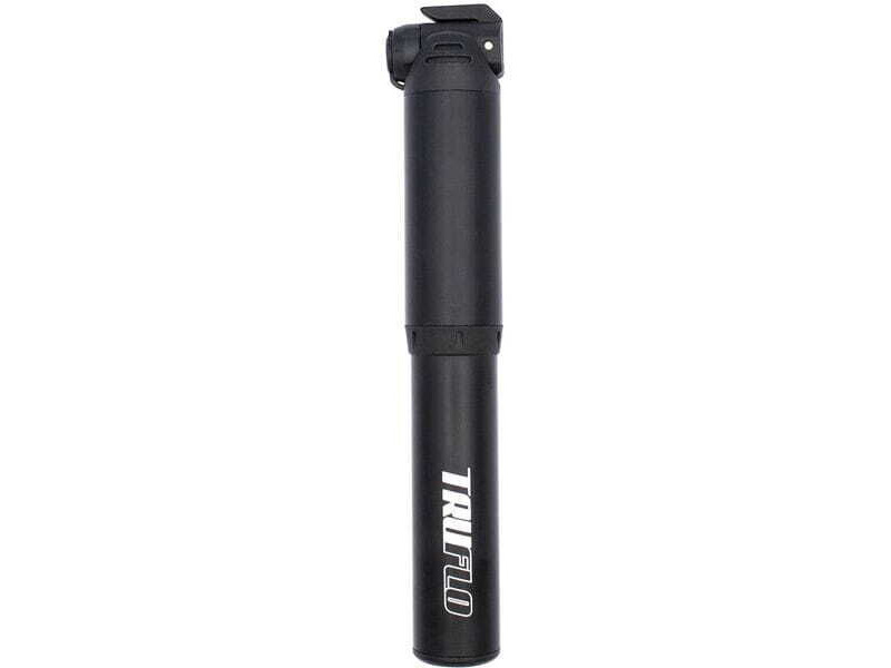 Truflo MiniMTN high volume pump with flexi head, presta & Schrader, black click to zoom image