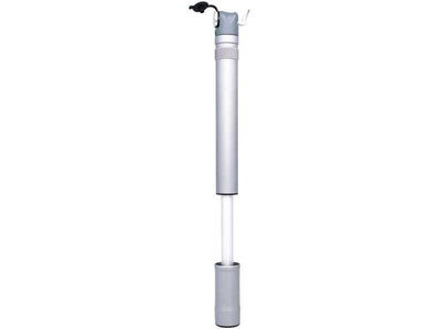 Truflo Air Switch Turbo High Volume/High Pressure CNC Mini Pump, Presta Only, grey click to zoom image