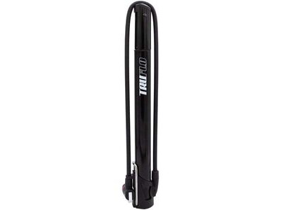 Truflo Air Flow MiniTrax CNC Mini Floor Pump with Extra-long hose, black