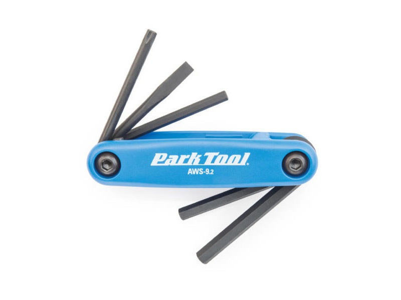 Park Tool AWS-9.2 Fold-Up Hex Wrench & Screwdriver Set click to zoom image