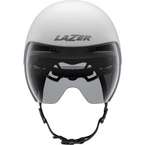 lazer Victor KinetiCore Helmet, Matt White Silver click to zoom image