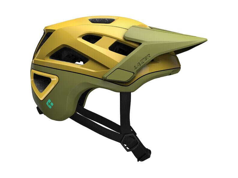 lazer Jackal KinetiCore Helmet, Gold Green click to zoom image