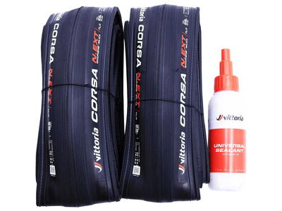 Vittoria TYRE Vit Cor Next 700x28c TLR Twin Pack click to zoom image