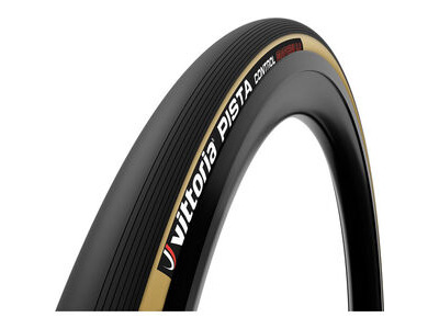 Vittoria Pista Control 23-28' Tub Black Tan G2.0