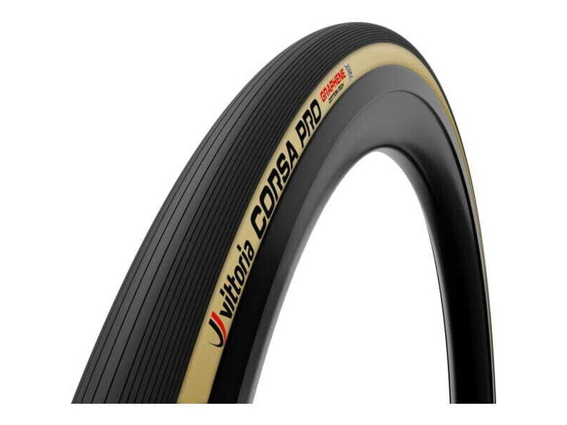 Vittoria Corsa Pro 700x26c Fold TLR Black Tan G2.0 Tyre click to zoom image