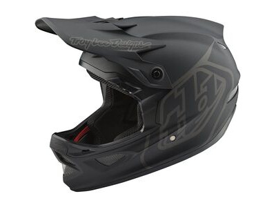 Troy Lee Designs D3 Fiberlite Helmet Mono - Black