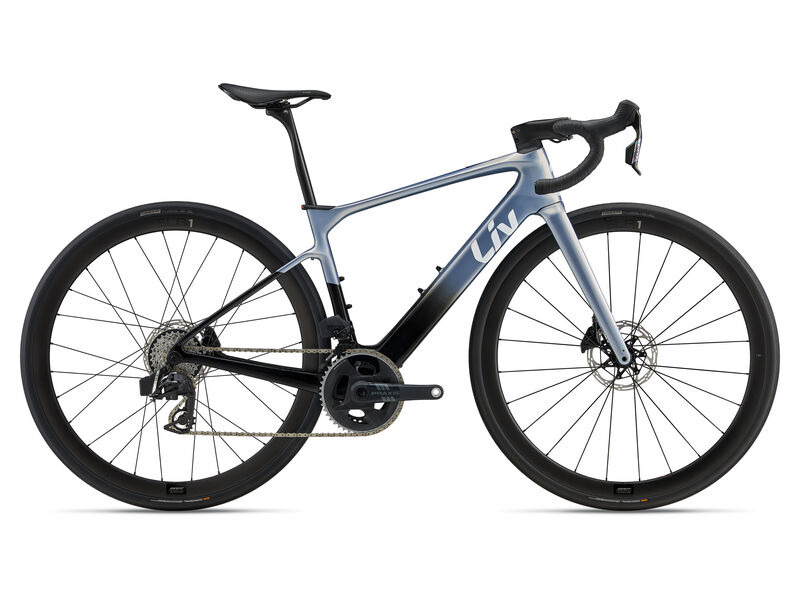 LIV Avail Advanced E+ Elite 1 Dreamy Blue / Carbon Smoke click to zoom image