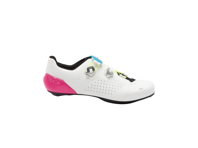 Sidi Genius X Wyve Road Shoes - Fluo Colours White Fluo click to zoom image