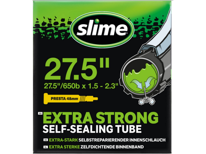 Slime Smart Tube - 27.5" x 1.5-2.3 - Presta Valve click to zoom image