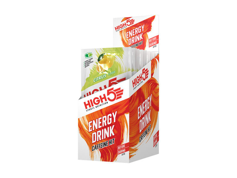 High5 Energy Drink Caffeine Hit Sachet x12 47g Citrus click to zoom image