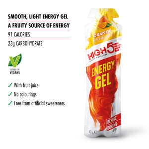 High5 High5 Energy Gel x6 40g Orange click to zoom image