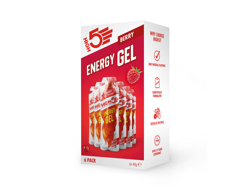 High5 High5 Energy Gel x6 40g Berry click to zoom image